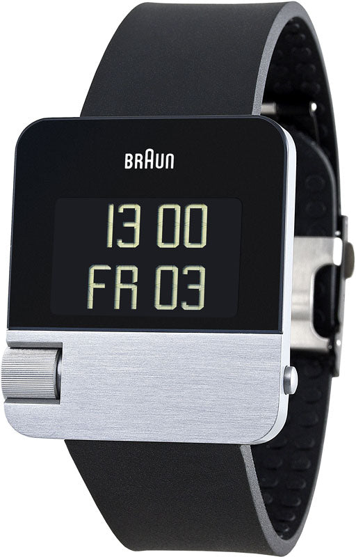 Braun HAU Prestige Digital Steel rubber strap