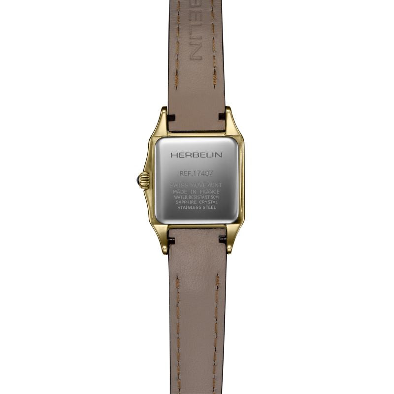 Herbelin Ladies MINI LUNA Acier/Leather Strap (Kopia)