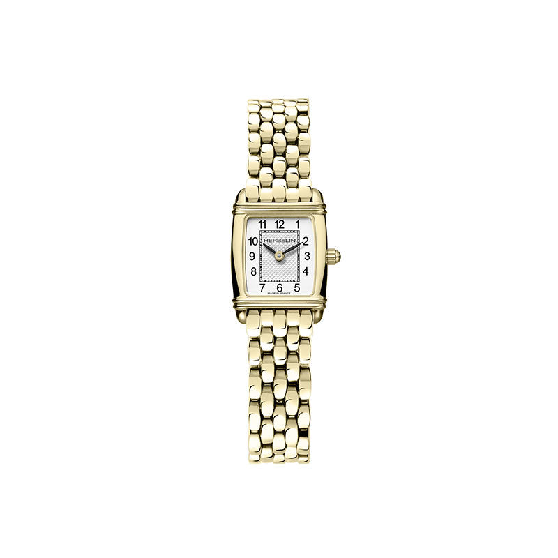 Herbelin Ladies Mini Tonneau PVD 1N ART DECO