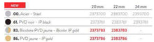 Ladda upp bild till gallerivisning, OCEAN BLOCK BAND SS/4SE+CE 20/20&amp;22mm
