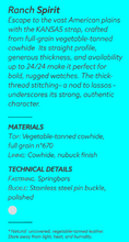 Ladda upp bild till gallerivisning, Kansas Tan Nubuck lining 20mm
