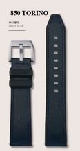 Ladda upp bild till gallerivisning, TORINO Rubber/Cowhide Saffiano Navy Blue
