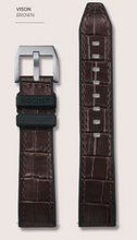 Ladda upp bild till gallerivisning, TROCADERO Rubber/Alligator Calf Brown
