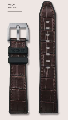 TROCADERO Rubber/Alligator Calf Brown
