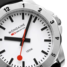 Ladda upp bild till gallerivisning, Mondaine NUMERI Ø42mm, Backlight White, SB
