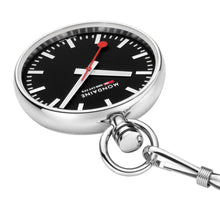 Ladda upp bild till gallerivisning, Mondaine Pocket Watch SBB, black dial
