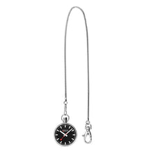 Ladda upp bild till gallerivisning, Mondaine Pocket Watch SBB, black dial
