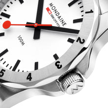 Ladda upp bild till gallerivisning, Mondaine NUMERI Ø42mm, Backlight White, MB
