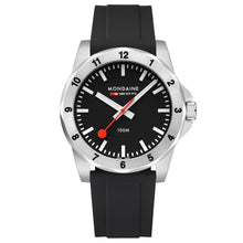 Ladda upp bild till gallerivisning, Mondaine NUMERI Ø42mm, Black dial, SB
