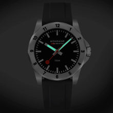 Ladda upp bild till gallerivisning, Mondaine NUMERI Ø42mm, Black dial, SB

