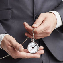 Ladda upp bild till gallerivisning, Mondaine Pocket Watch SBB, white dial
