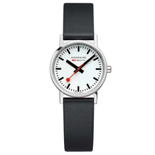 Ladda upp bild till gallerivisning, Mondaine New Classic Ø30mm polished, black strap
