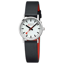 Ladda upp bild till gallerivisning, Mondaine New Classic Ø30mm polished, black strap

