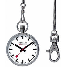 Ladda upp bild till gallerivisning, Mondaine Pocket Watch SBB, white dial
