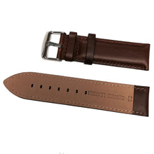 Ladda upp bild till gallerivisning, Läder Oily Leather Cut mörkbrun, sydd 20mm Ssp
