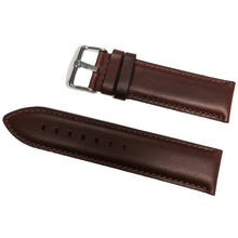 Ladda upp bild till gallerivisning, Läder Oily Leather Cut mörkbrun, sydd 20mm Ssp
